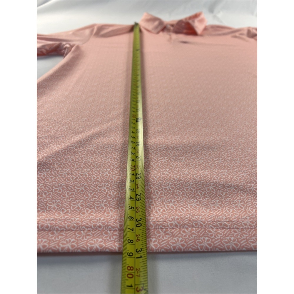 Jack Nicklaus Men's Golf Polo Shirt Performance Salmon Size XL - Picture 3 of 7